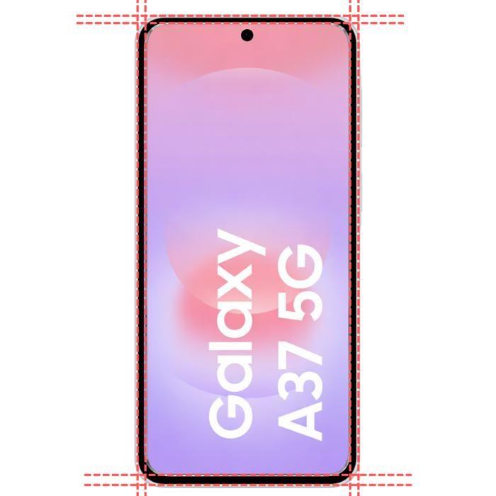 Tempered Glass for Samsung Galaxy A37 5G and Camera Protection [Pack 2] Phonillico® Protective Glass Film