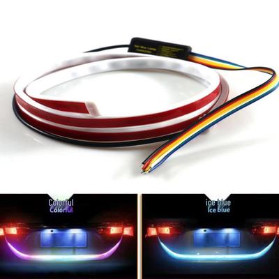 Dual-Color Flowing Trunk LED Lights - 1.2m & 1.5m Car Signal & Atmosphere Illumination