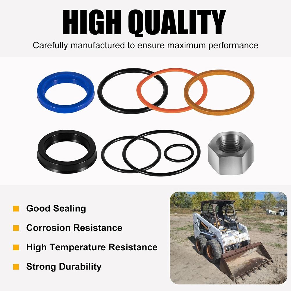 Seal Kit for Hydraulic Cylinders Used in For Bobcat 444 500 642 643 Excavators Compatible with 6803329 7137769