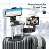 Airplane Phone Holder Airline Phone Stand 360-Degree Rotatable Travel Accessories Desktop Cellphone Holder For Camping Workout