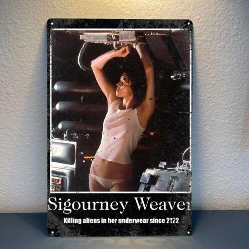 Alien Sigourney Weaver Movie Metal Poster Collectable Tin Sign 20x30cm aluminum 20x30cm