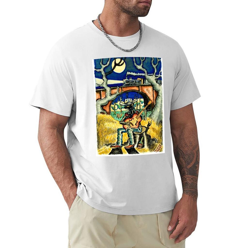 Hank Williams Ramblin Unisex Tshirt Mechanic Work Tee Shirt