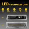 Clear Lens Front LED Side Marker Light White For Chevrolet K5 Blazer 1981-1991 T