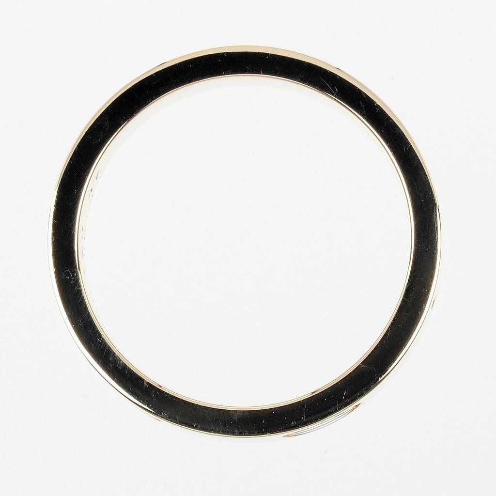 Cartier Love Ring K18 Yellow Gold #4.1(US Size) 6.49g Women Used