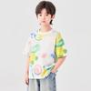 Duoduojia Boys' Summer Cool-Touch Tie-Dye Short Sleeve T-Shirt