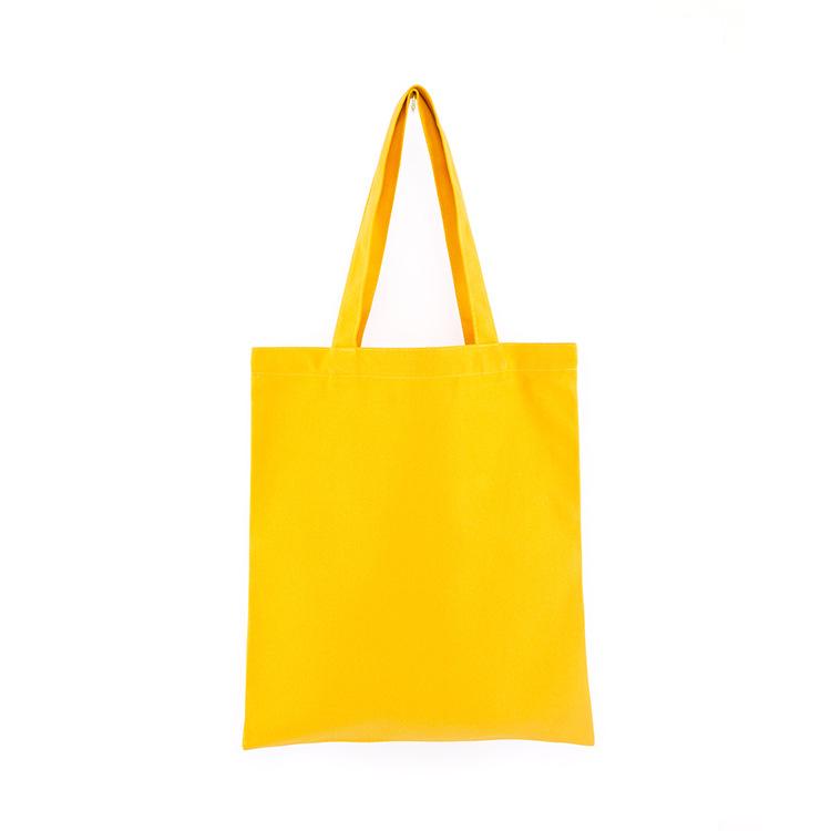 Diy Shopping Bags Women Solid Canvas Bags Casual Tote Shoulder Bags Girls Female Portable Handbags Shopping Bag