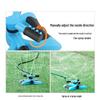 360° Rotating Three-Arm Garden Sprinkler Hose for Cooling, Dust Removal, and Irrigation.