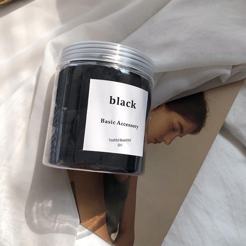 50 Gradient Color Seamless Hair Ties for Girls – High Elasticity Candy Color Bands