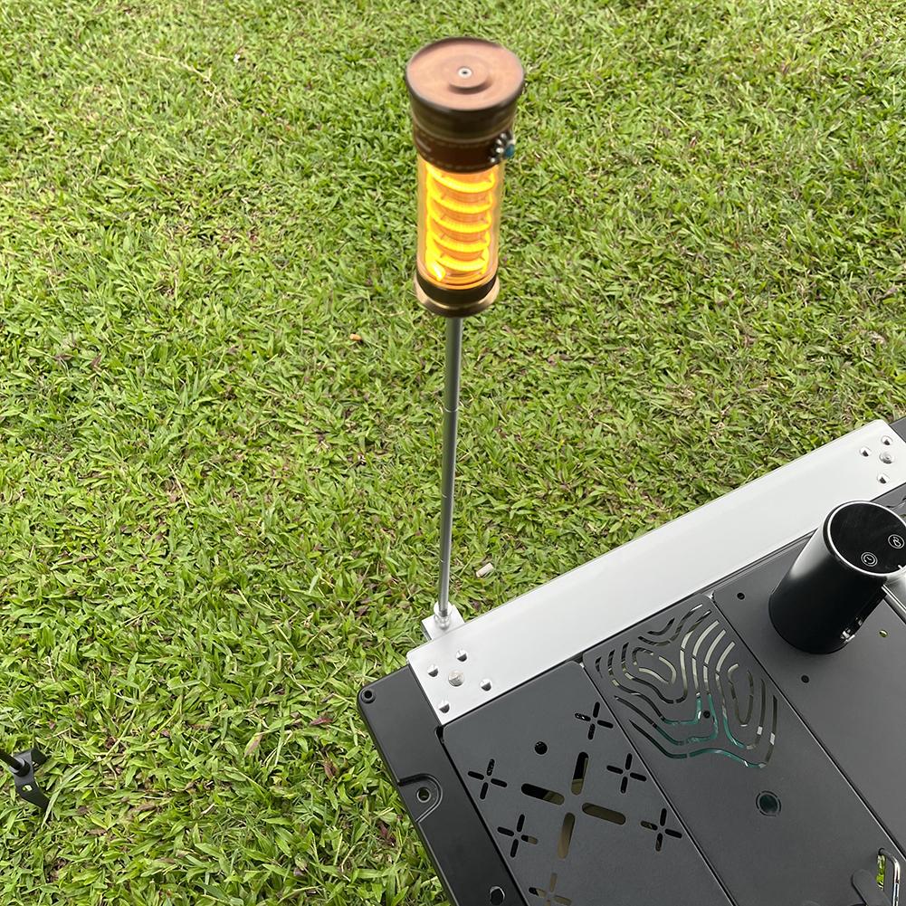 Aluminium Alloy Camping IGT Lamp Hanging Rack Detachable Lantern Stand Detachable Lamp Stand for Outdoor Camping IGT Table