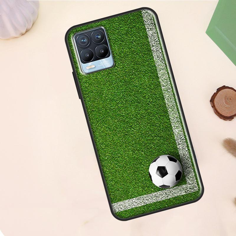 Football Soccer Case For Realme C75 C63 C61 C55 C51 C53 C35 C65 C67 C71 11 12 13 14 15 Pro Plus GT6 GT7 Pro