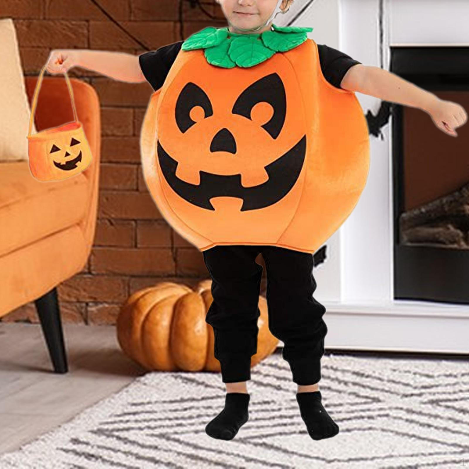 

Детский костюм тыквы на Хэллоуин, детский костюм для косплея на тематическую вечеринку
