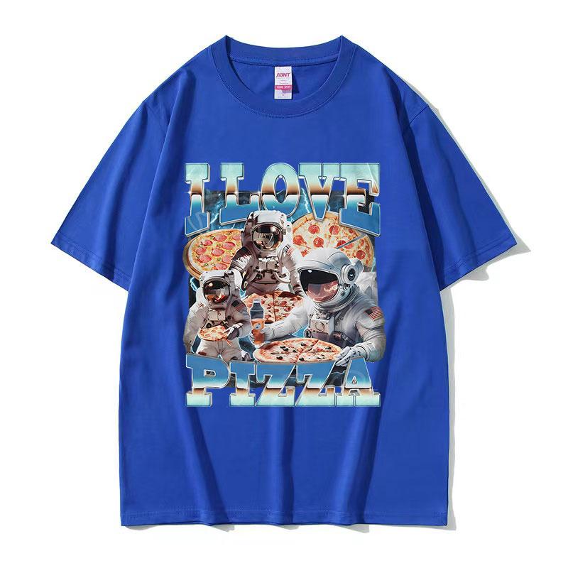 Funny I Love Pizza Meme T Shirt Men Women Vintage High Quality Fashion Tshirts Casual 100 Cotton Oversized Tshirt Streetwear