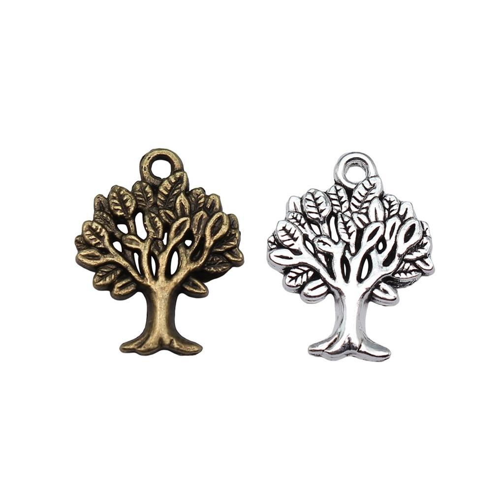 Tree Of Life Charms Antique Round Pendants For Spiritual DIY Jewelry