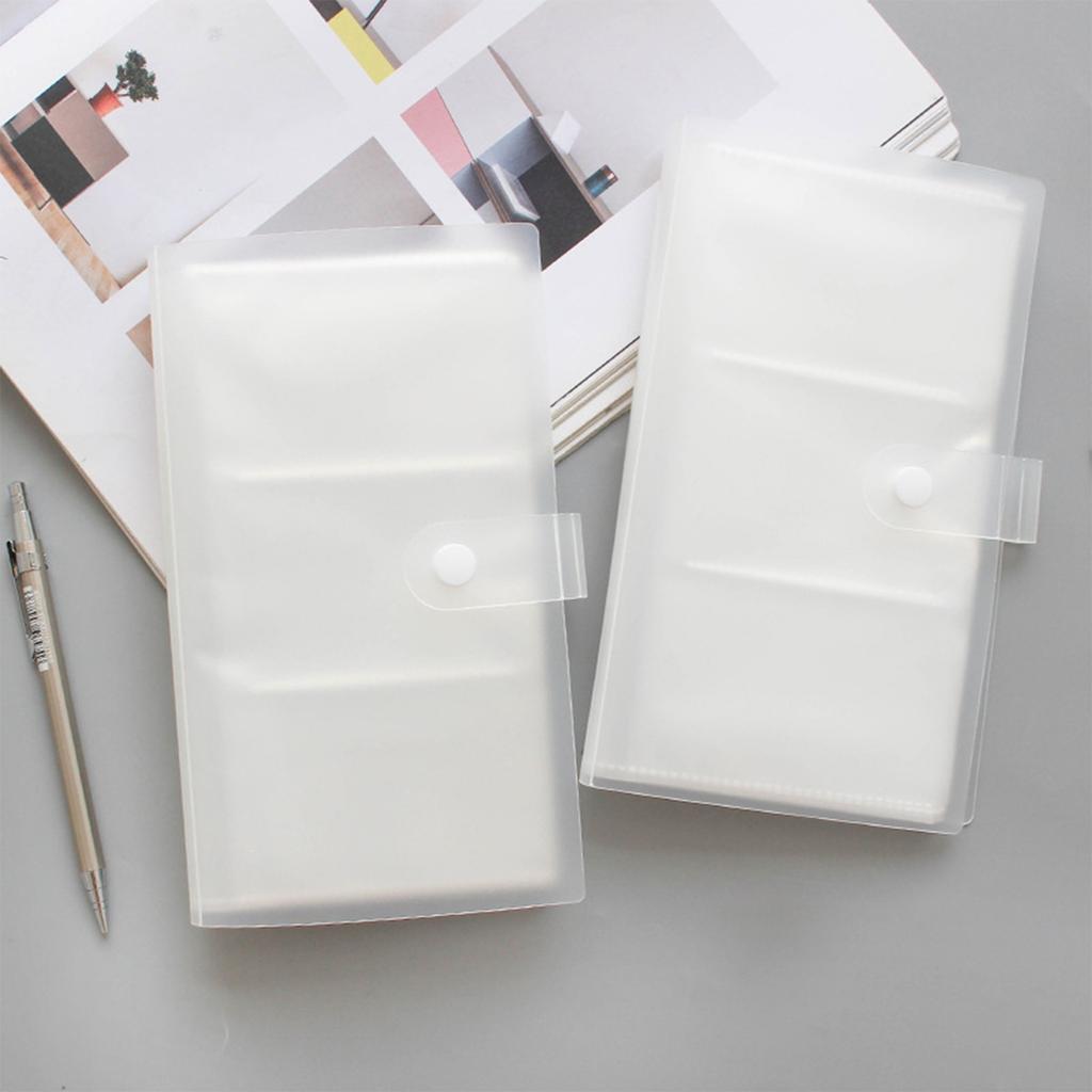 Přenosné 3palcové organizéry na fotografie s průhlednými PVC stránkami, design proti žloutnutí, pro cestování, svatby a promoce