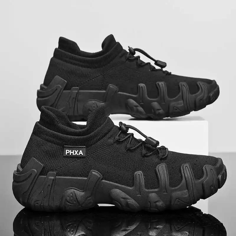 Fashion Platform Demi-season Wide Foot Shoes Basketball Men's Training Classic Men's Sneakers Sport Luxury Brand Choes Outside