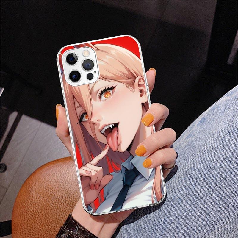 C-Chainsaw Mans Power Phone Case For iPhone 13 12 Mini 11 Pro Max XS XR X SE 7 8 Plus 5S 5 6S 6 Gift Print Cover Fundas