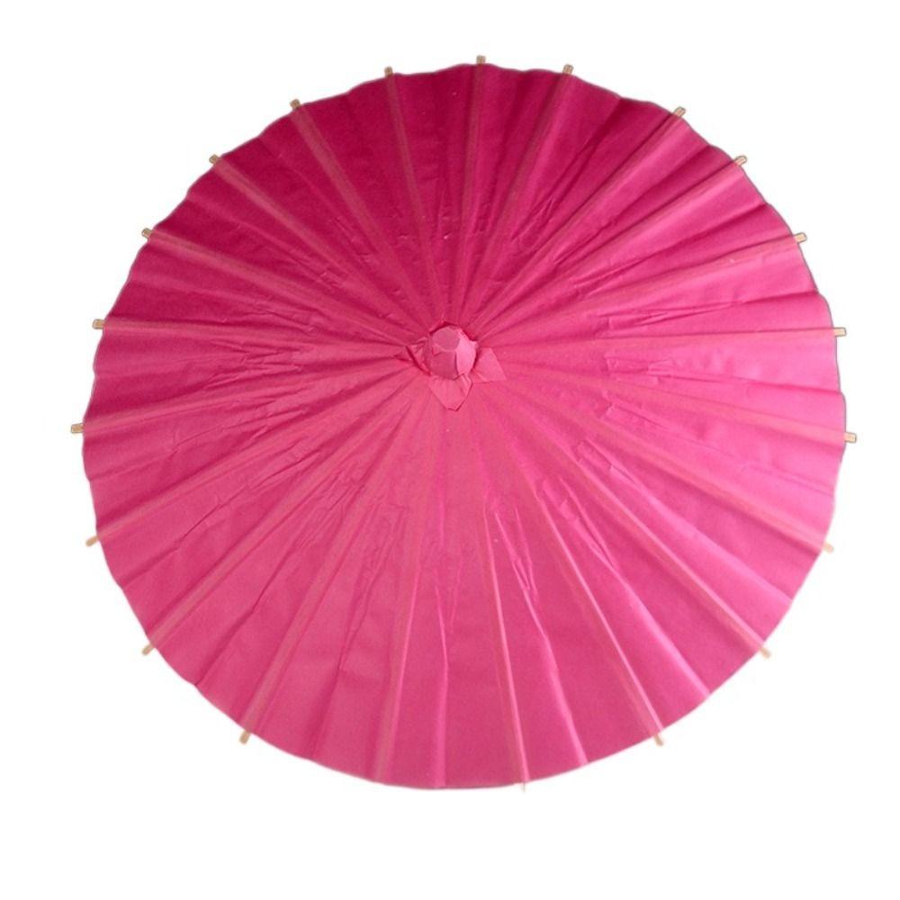 Traditional Handmade Paper Umbrella Vintage Classical DIY Painting Paper Umbrella Colorful Oil Paper Umbrella Home