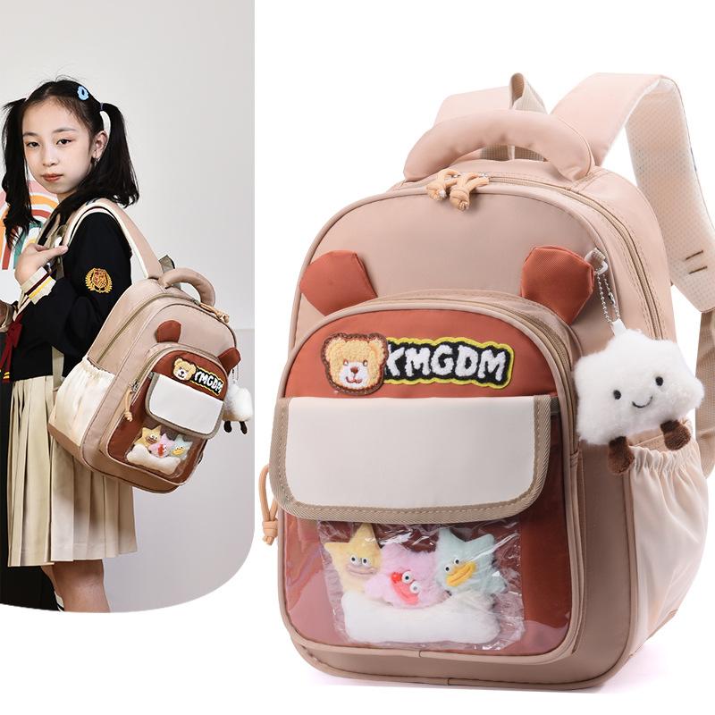 Schoolbag children's schoolbag Korean version cartoon kindergarten children backpack 1-1 years old small and medium class boys and girls travel