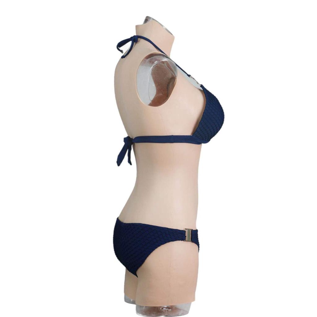 Silicone Silicone Silicone Leg Skin Color [Kyotoo] Bust, Pants, Bodysuit, Disguise, Cosplay, Stretchy, Disguise, Sleeveless, 3/4 Length,