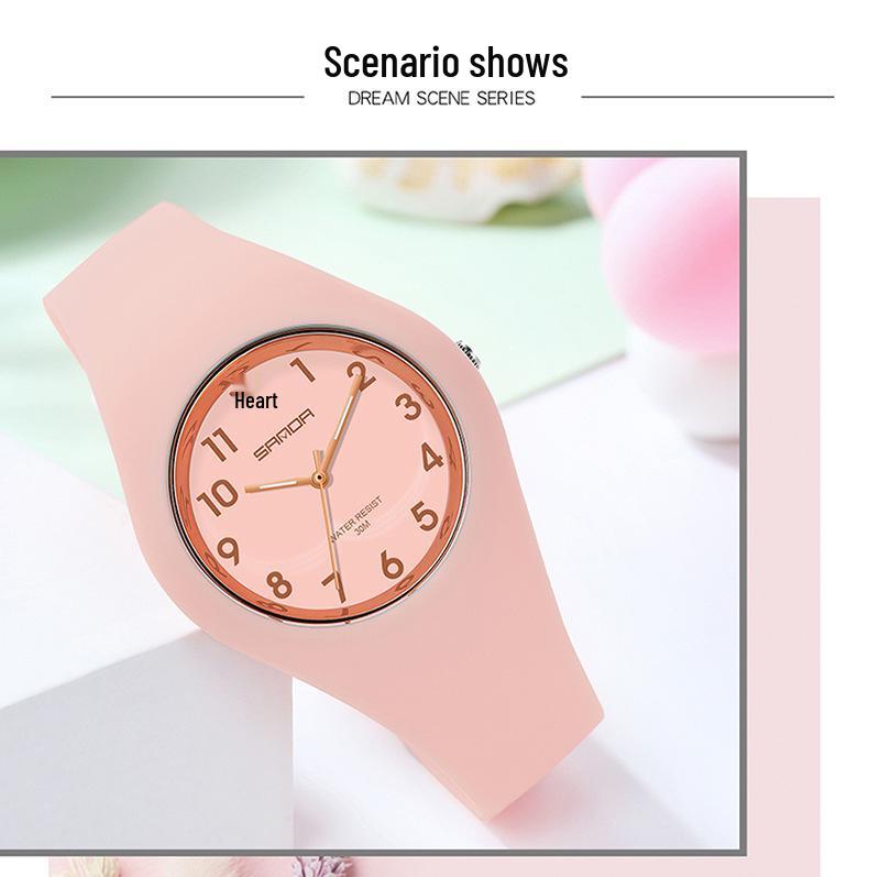 Sanda Trendy Korean Style Digital Sport Watch for Men & Women - Jelly Series