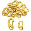 2pcs PVD 16 19 Mm Stainless Steel Necklace Clasps Hooks Never Fade Bracelets End Connectors Diy Jewelry Findings Accessories