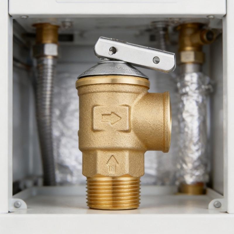 Space Efficient 3/4 Inch Pressure Relief Feature Constructed Of Strong Brass For Household Water Heaters And Boilers