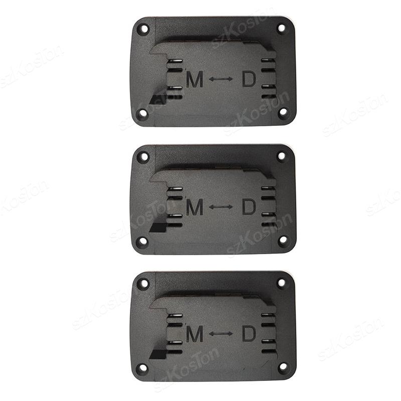 Wall Mount Drill Tool Battery Mount Holder for DeWalt 11.1V/18V/11V for Milwaukee 18V Battery Holder Stand Display Hanger Dock