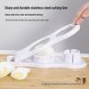 Dual-Function ABS Egg Slicer & Separator - Household Tool for Salted Duck Eggs