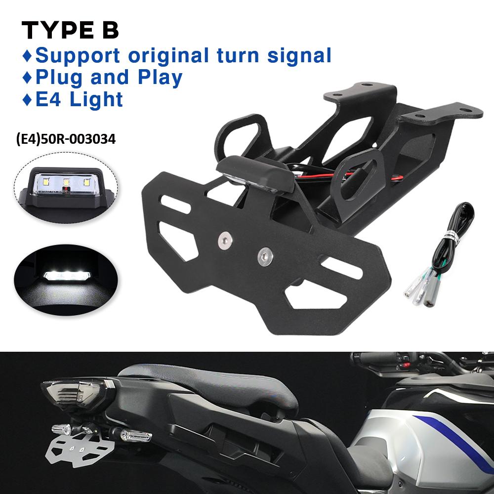 2025 Tracer 9 GT Tail Tidy License Plate Holder Motorcycle Rear Fender Eliminator Number Plate Bracket For YAMAHA Tracer 9GT