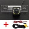 AHD Fisheye 12LED Dynamic Trajectory Car Rear View Camera For Skoda Octavia 5 A5 2008 2009 2010 2011 2012 2013 2014 2015