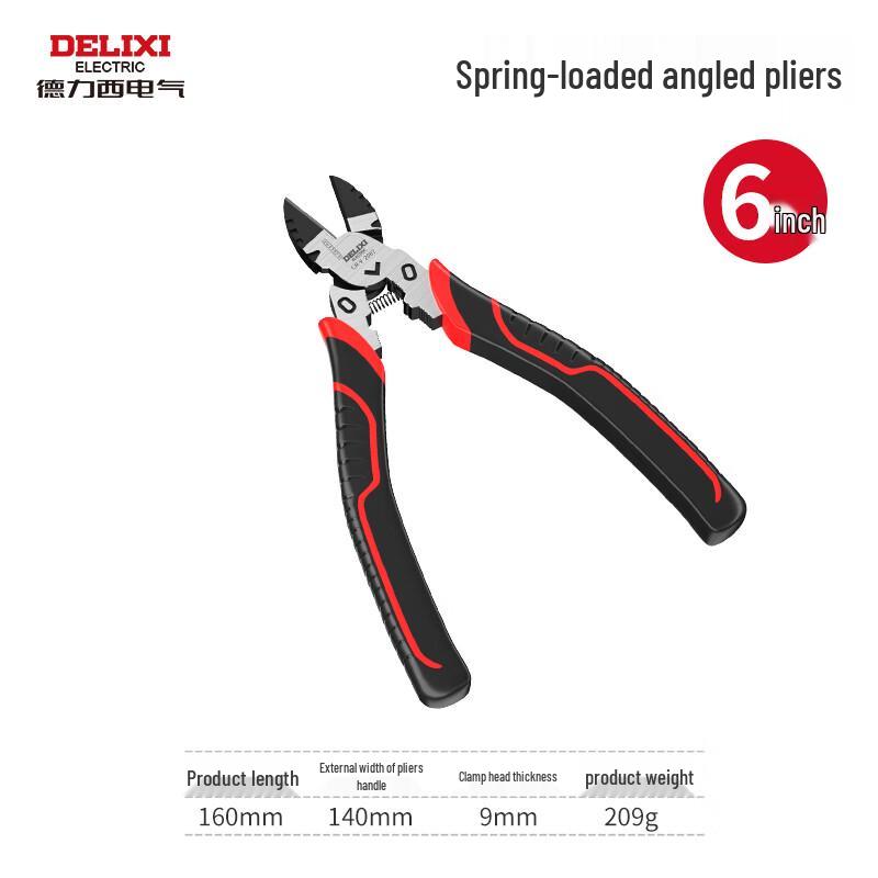 Delixi Industrial Diagonal Cutting Pliers