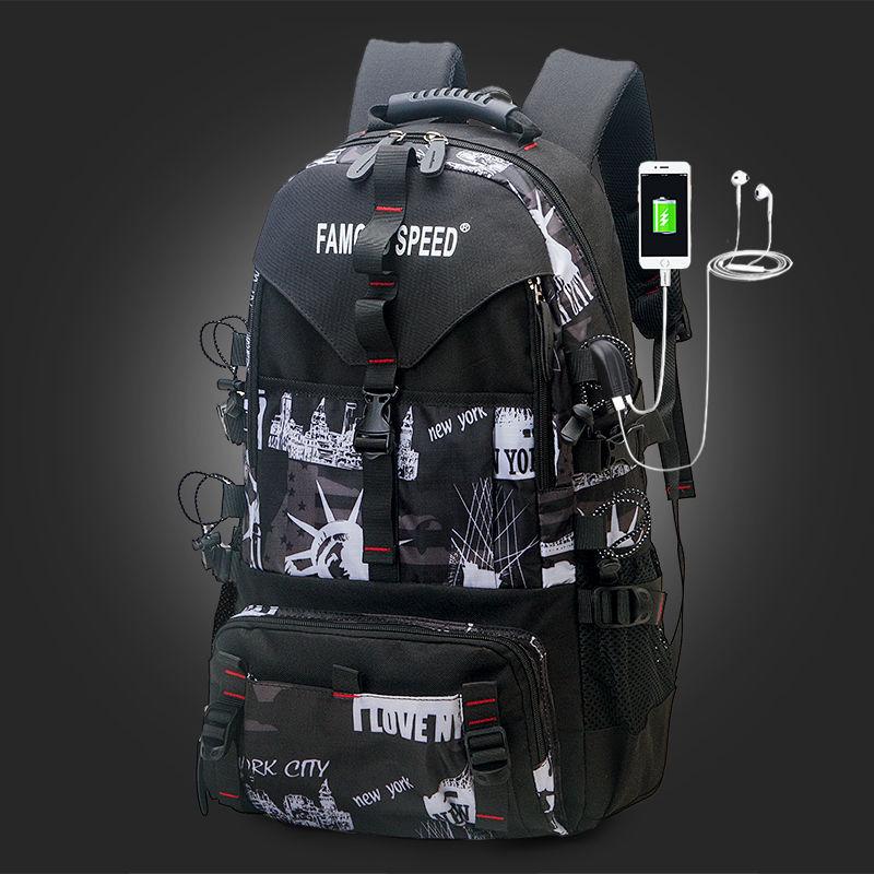 Wasserdichter Reise- und Sportrucksack für Herren mit großem Fassungsvermögen für Outdoor und Schule