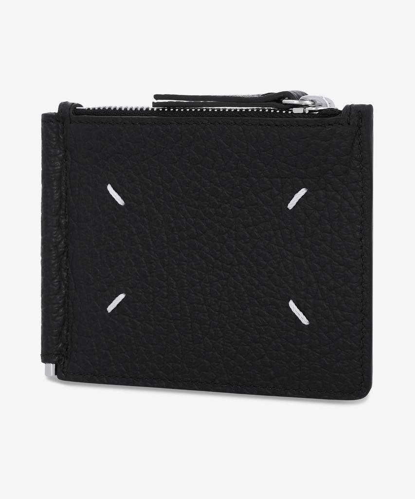 Maison Margiela Stitch Logo Card Holder - Black / Sa1Ui0022P4455T8013