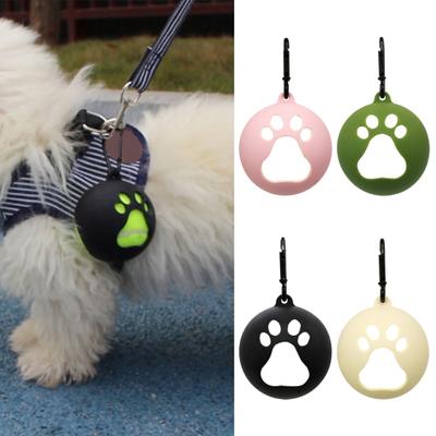Portapallina da tennis con gancio Leggero Facile installazione Mani libere Copertura per pallina per animali domestici