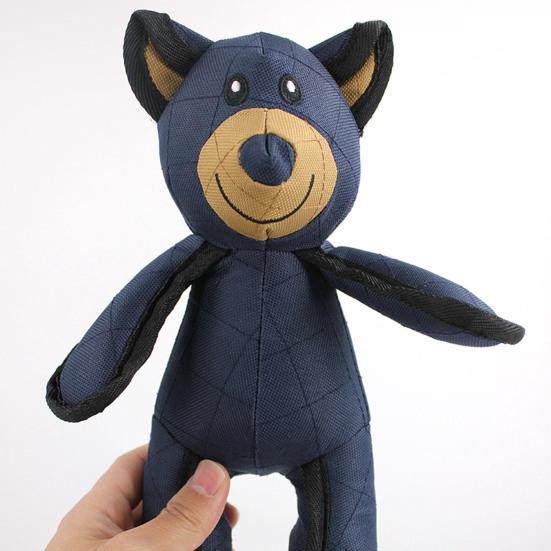 1/2Pcs Indestructible Bear Dog Toy for Aggressive Chewers Squeaky Bear Dog Toy Interactive Plush Chew Toy for Large Breed Dogs
