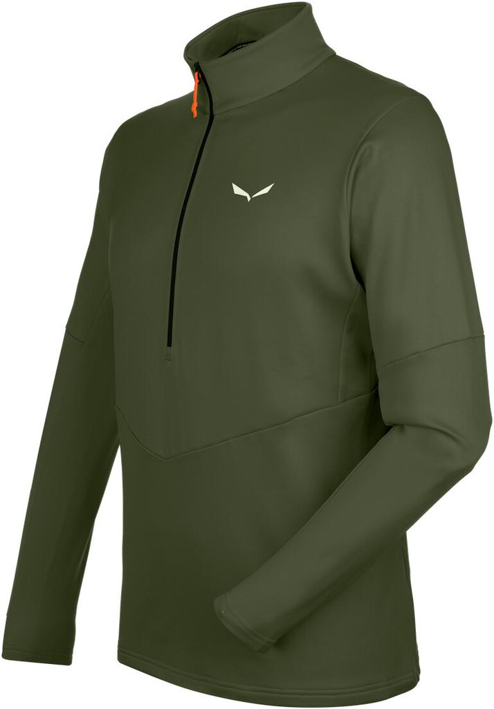 Куртка Salewa Puez Polarlite Half Zip Fleece мужская M Half Zip Fleece (00-0000028481) темно-оливковая