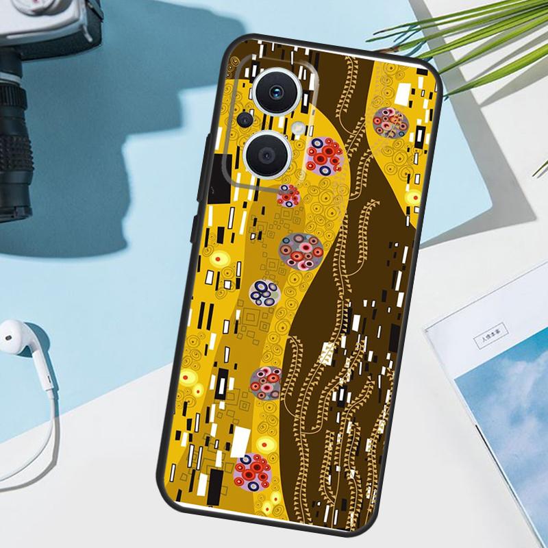 Kiss by Gustav Klimt Case For OPPO Reno 13 F 12 12F 11 8T 7 8 10 Pro OPPO Find X8 X6 Pro X3 X5 Lite Phone Cover