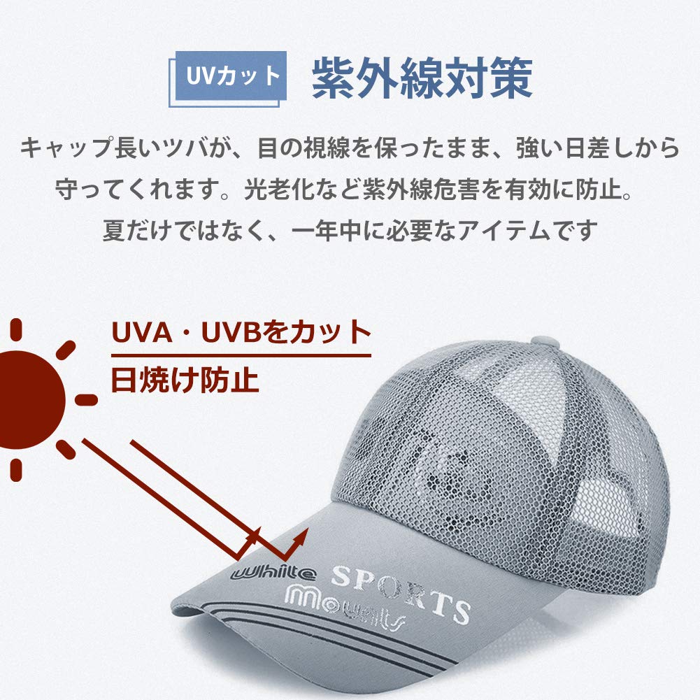 Haneis Ice Mesh Baseball Cap for Outdoor Sun Sports Hat Cap, Quick-Drying, Lightweight, Breathable, Fishing, Activities, Golf, Unisex, Protection,