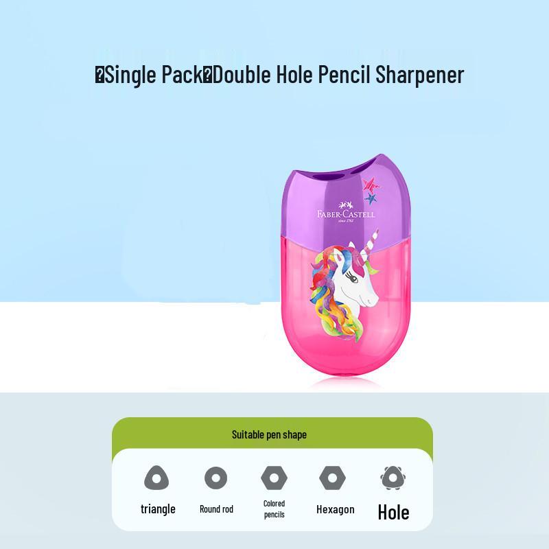 Faber-Castell Double & Single Hole Pencil Sharpener for Students and Artists