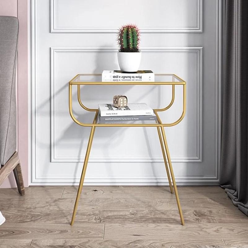 Nightstands Modern Bedside Table Bedroom Furniture Iron Side Table Nordicsofa Corner Storage Cabinet Small Table Bedside Cabinet