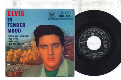 7-Zoll Schallplatte ELVIS PRESLEY - Elvis In Tender Mood PCX135 RCA VICTOR 1963 UK Rock Gebraucht