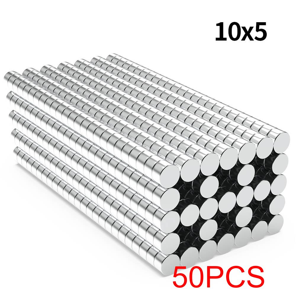 Super Strong Neodymium Magnet N35 NdfeB Permanent Magnetic imanes Round Powerful Magnets Refrigerator 10x1 10x2 10x3 10x5mm