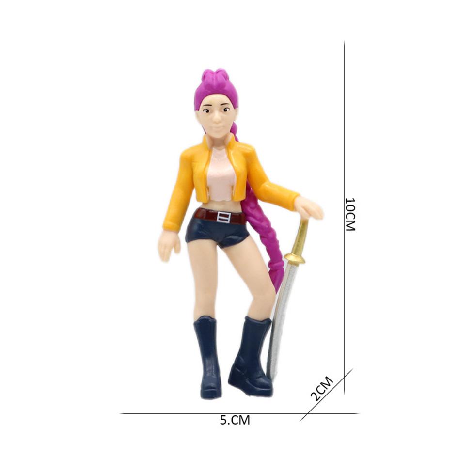 Kpop Dämonenjäger Mystery Box Anime Figur Spielzeug Niedliche PVC Sammelpuppe Modell Schreibtischdekoration Geburtstagsdekoration Geschenke