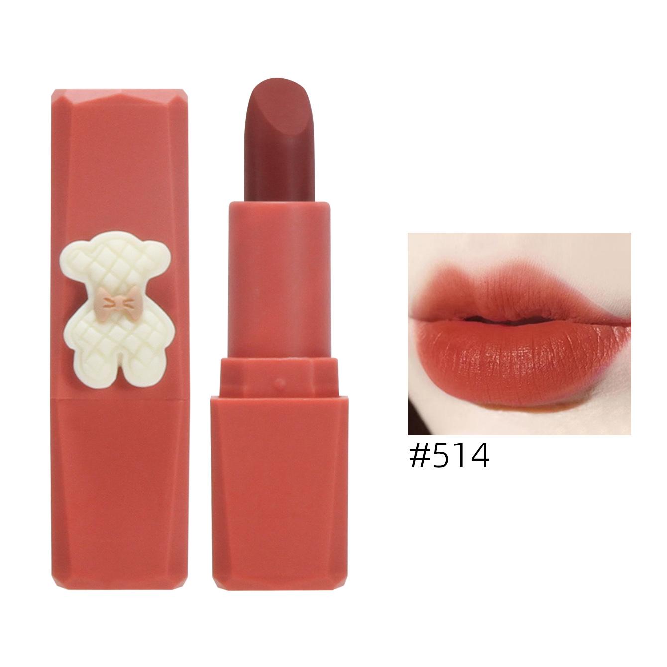 

HengFang Симпатичная форма Матовая водостойкая губная помада Стойкий макияж губ