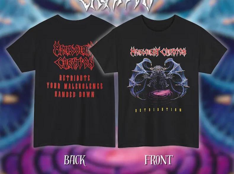 Malevolent Creation – Retribution: Classic Heavy Cotton Unisex Death Metal Band S