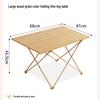 Outdoor Camping Folding Roll-Top Table