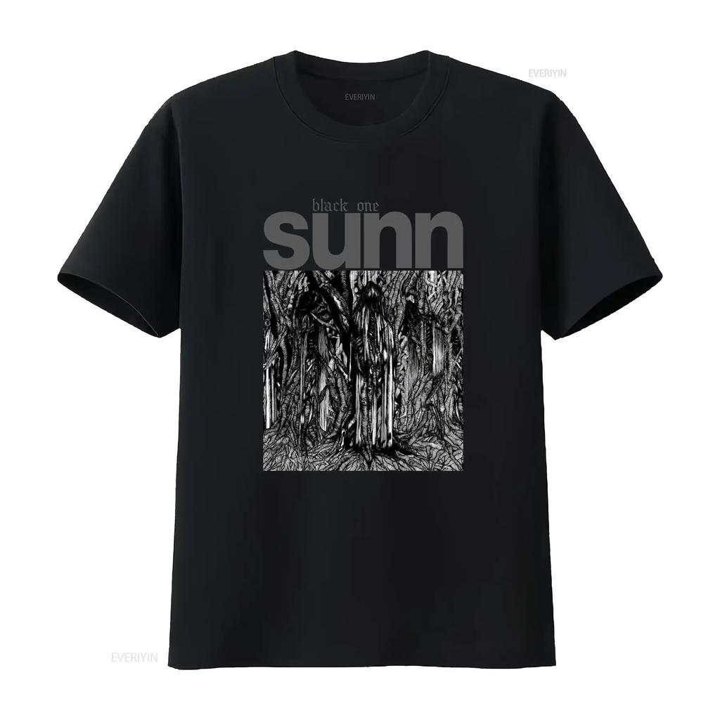 Mens Sunn O Black One T Shirt Slim Fit XX Large Vintage Washed Homme Top For Everyday Wear Stretched Comfortable Soft