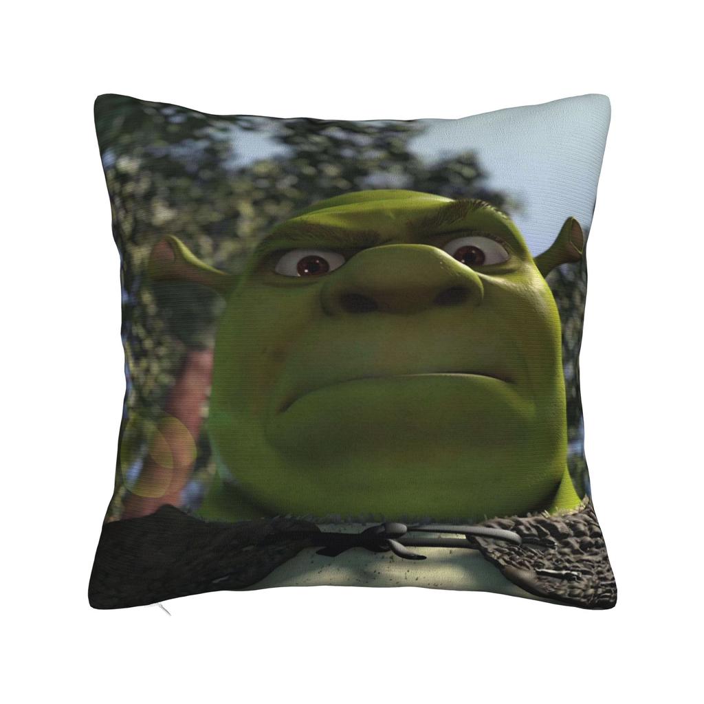 Polštářový potah Shrekův vtipný polštář Vlastní potah na polštář Novinka Povlak na polštář na pohovku ložnici domácí dekorace