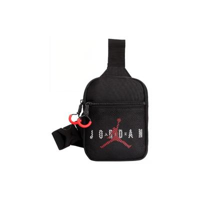 Polyester Sling Bag, Ein Schultergurt, Crossbody, Bauchtasche Regulär Unisex Schwarz Jordan Dj5647-010