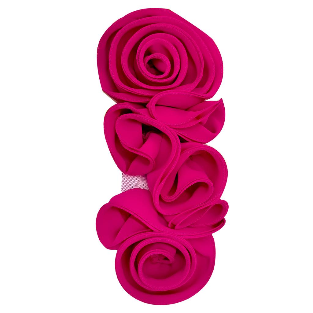 Flower Appliques for Handmade Project Costume Garment Party Wear Costume Oversized Flower Patches Clothing Decoration